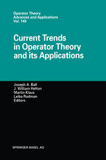 Current Trends In Operator Theory And Its Applications 1st Edition Tuncay Aktosun Auth