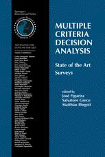 Multiple Criteria Decision Analysis State Of The Art Surveys 1st Edition Jos Figueira