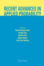 Recent Advances In Applied Probability 1st Edition Ricardo Baezayates