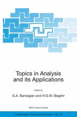 Topics In Analysis And Its Applications 1st Edition Alain Escassut