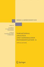 Variational Analysis And Generalized Differentiation Ii Applications 1st Edition Boris S Mordukhovich Auth