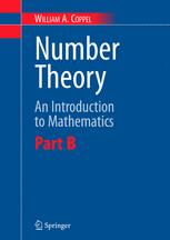 Number Theory An Introduction To Mathematics Part B William A Coppel Auth