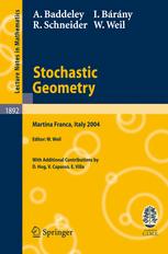 Stochastic Geometry Lectures Given At The Cime Summer School Held In Martina Franca Italy September 1318 2004 1st Edition Adrian Baddeley