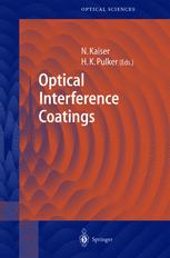 Optical Interference Coatings 1st Edition Peter Vukusic Auth
