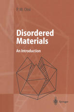 Disordered Materials An Introduction Paolo M Ossi Auth