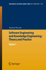 Software Engineering And Knowledge Engineering Theory And Practice Volume 1 1st Edition Chen Qinghai