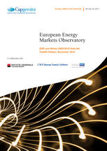 European Energy Markets Observatory 2009 And Winter 20092010 Data Set Twelfth Edition November 2010 Colette Lewiner Auth