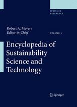 Encyclopedia Of Sustainability Science And Technology 1st Edition Robert A Meyers