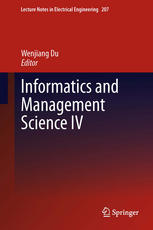 Informatics And Management Science Iv 1st Edition Ling Jia Auth
