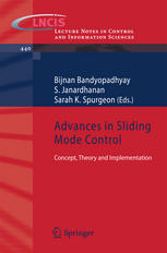 Advances In Sliding Mode Control Concept Theory And Implementation 1st Edition Branislava Draenovi