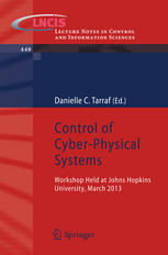 Control Of Cyberphysical Systems Workshop Held At Johns Hopkins University March 2013 1st Edition Matthew Hartman
