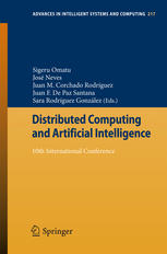 Distributed Computing And Artificial Intelligence 10th International Conference 1st Edition Heman Mohabeer