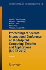 Proceedings Of Seventh International Conference On Bioinspired Computing Theories And Applications Bicta 2012 Volume 2 1st Edition Raj Mohan Singh Auth