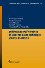 2nd International Workshop On Evidencebased Technology Enhanced Learning 1st Edition Pierpaolo Vittorini