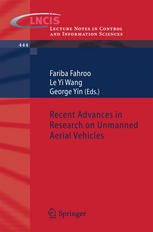 Recent Advances In Research On Unmanned Aerial Vehicles 1st Edition Fariba Fahroo