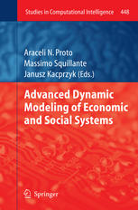 Advanced Dynamic Modeling Of Economic And Social Systems 1st Edition Myriam P Sassano