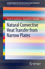 Natural Convective Heat Transfer From Narrow Plates 1st Edition Patrick H Oosthuizen