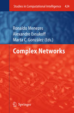 Complex Networks 1st Edition Ronaldo Menezes Alexandre Evsukoff