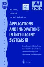 Applications And Innovations In Intelligent Systems Xi Proceedings Of Ai2003 The Twentythird Sgai International Conference On Innovative Techniques And Applications Of Artificial Intelligence 1st Edition Kushan Nammuni
