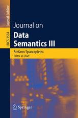 Journal On Data Semantics Iii 1st Edition Werner Kuhn Auth
