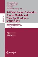 Artificial Neural Networks Formal Models And Their Applications Icann 2005 15th International Conference Warsaw Poland September 1115 2005 Proceedings Part Ii 1st Edition Yevgeniy Bodyanskiy