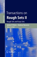 Transactions On Rough Sets Ii Rough Sets And Fuzzy Sets 1st Edition Aijun An