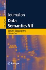 Journal On Data Semantics Vii 1st Edition Yuan An Alex Borgida
