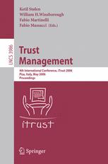 Trust Management 4th International Conference Itrust 2006 Pisa Italy May 1619 2006 Proceedings 1st Edition Cristiano Castelfranchi Auth