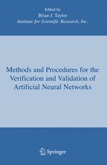 Methods And Procedures For The Verification And Validation Of Artificial Neural Networks 1st Edition Brian J Taylor Auth