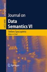 Journal On Data Semantics Vi 1st Edition Philippe Cudrmauroux