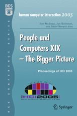 People And Computers Xix The Bigger Picture Proceedings Of Hci 2005 1st Edition Ylva Fernaeus