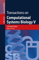 Transactions On Computational Systems Biology V 1st Edition Zhong Huang