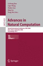 Advances In Natural Computation Second International Conference Icnc 2006 Xian China September 2428 2006 Proceedings Part I 1st Edition Qing Wu