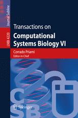 Transactions On Computational Systems Biology Vi 1st Edition Pierreyves Bourguignon