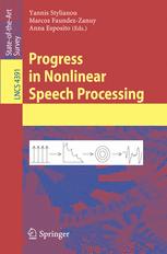 Progress In Nonlinear Speech Processing 1st Edition Jacqueline Walker