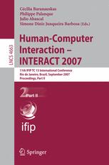 Humancomputer Interaction Interact 2007 11th Ifip Tc 13 International Conference Rio De Janeiro Brazil September 1014 2007 Proceedings Part Ii 1st Edition Cati Vaucelle