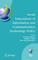 Social Dimensions Of Information And Communication Technology Policy Proceedings Of The Eighth International Conference On Human Choice And Computers Hcc8 Ifip Tc 9 Pretoria South Africa September 2526 2008 1st Edition Matthew L Smith