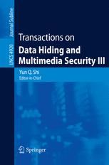 Transactions On Data Hiding And Multimedia Security Iii 1st Edition Jrgen Bierbrauer