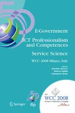 Egovernment Ict Professionalism And Competences Service Science 1st Edition Walter Castelnovo Auth