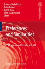 Preferences And Similarities 1st Edition Bernard De Baets Auth
