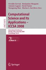 Computational Science And Its Applications Iccsa 2008 International Conference Perugia Italy June 30 July 3 2008 Proceedings Part Ii Zhiwei Wang