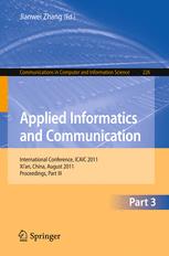 Applied Informatics And Communication International Conference Icaic 2011 Xiian China August 2021 2011 Proceedings Part Iii 1st Edition Yan Li