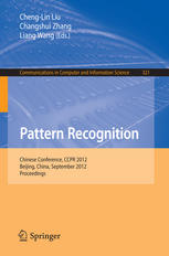 Pattern Recognition Chinese Conference Ccpr 2012 Beijing China September 2426 2012 Proceedings 1st Edition Yuting Tao