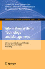 Information Systems Technology And Management 6th International Conference Icistm 2012 Grenoble France March 2830 2012 Proceedings 1st Edition Mahdi Naghibi