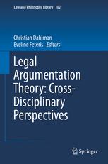 Legal Argumentation Theory Crossdisciplinary Perspectives 1st Edition Flavia Carbonell Auth