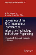 Proceedings Of The 2012 International Conference On Information Technology And Software Engineering Information Technology Computing Intelligence 1st Edition Wei Lu