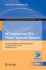 Hci International 2013 Posters Extended Abstracts International Conference Hci International 2013 Las Vegas Nv Usa July 2126 2013 Proceedings Part Ii 1st Edition Arwa Aledaily