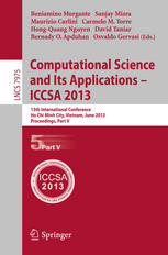 Computational Science And Its Applications Iccsa 2013 13th International Conference Ho Chi Minh City Vietnam June 2427 2013 Proceedings Part V 1st Edition Oleg I Smokty Auth