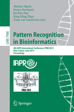 Pattern Recognition In Bioinformatics 8th Iapr International Conference Prib 2013 Nice France June 1720 2013 Proceedings 1st Edition Mohammad S Rahman