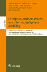 Enterprise Businessprocess And Information Systems Modeling 14th International Conference Bpmds 2013 18th International Conference Emmsad 2013 Held At Caise 2013 Valencia Spain June 1718 2013 Proceedings 1st Edition Brian Hendersonsellers Auth